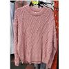 LADIES SIZE SMALL PINK SWEATER