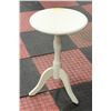 SMALL ROUND WOOD TABLE 15 X 24 INCHES - ESTATE