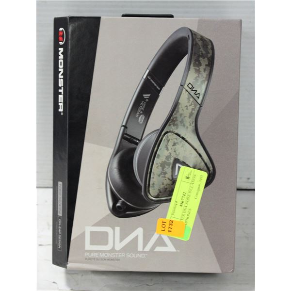MONSTER DNA NOISE ISOLATION HEADPHONES