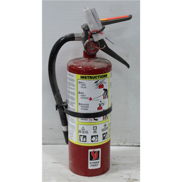 BALIFF SIEZURE: SMALL DRY CHEMICAL FIRE EXTINGUISH