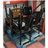 Image 1 : BALIFF SIEZURE: PALLET OF ASSORTED CHAIRS