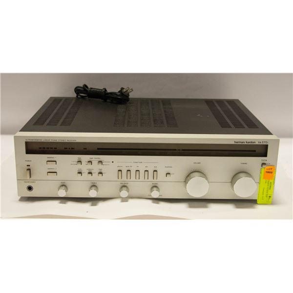 HARMON KARDON TUNER AMP MODEL HK570L