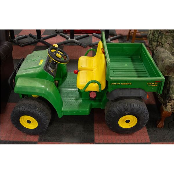 *NO BATTERY UNTESTED* JOHN DEERE-PEG PEREGO GREEN