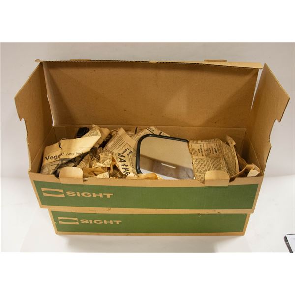 PAIR OF SIGN WEST COAST MIRRORS 65-7500, 36-1083