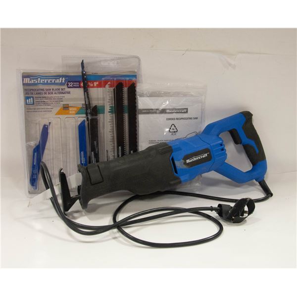 MASTERCRAFT CORDED RECIPROCATING SAW WITH EXTRA