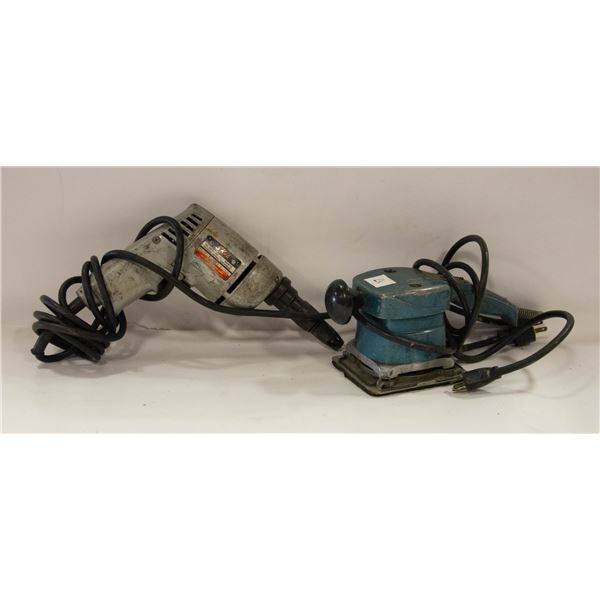 SKIL CORDED IMPACT DRILL SOLD WITH SPEED SANDER