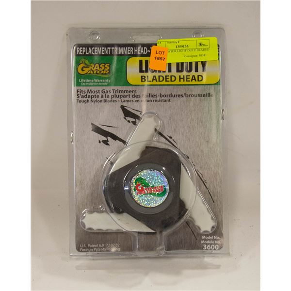 GRASSGATOR LIGHT DUTY BLADED HEAD