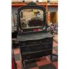 Image 1 : BALIFF SEIZURE: ANTIQUE DRESSER W/ ROTAING MIRROR