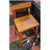 Image 1 : VINTAGE WOOD CHAIR 16"X14"X30" HIGH