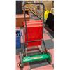 Image 1 : GREEN MANUAL PUSH MOWER SCOTTS CLASSIC 20"