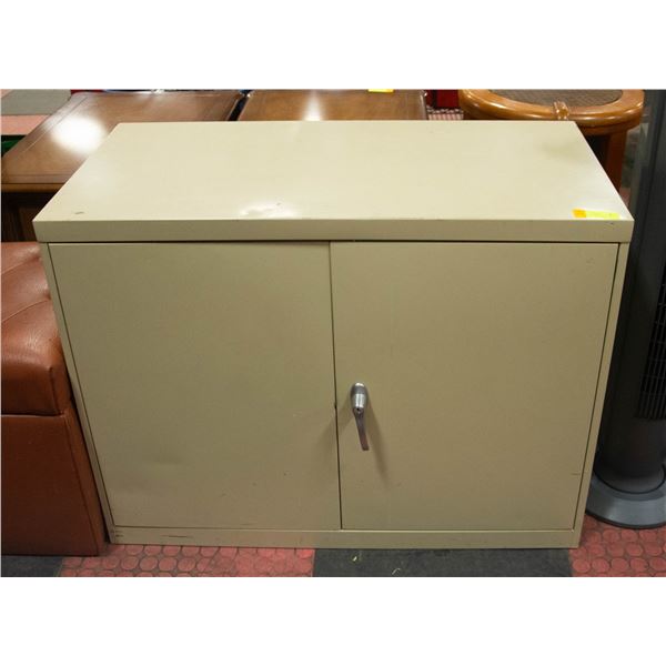 STEELCRAFT 2 DOOR STORAGE CABINET 36" X 18" X 28"