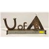 Image 1 : STEAMPUNK "U OF A" SIGN
