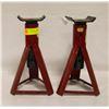 Image 1 : PAIR OF 3000LB JACK STANDS