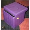 Image 1 : PURPLE STORAGE BOX 14"X15"X15" ESTATE
