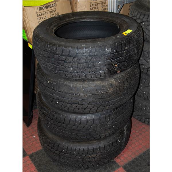 4 MOTOMASTER WINTER EDGE TIRES M+S 225/65R17