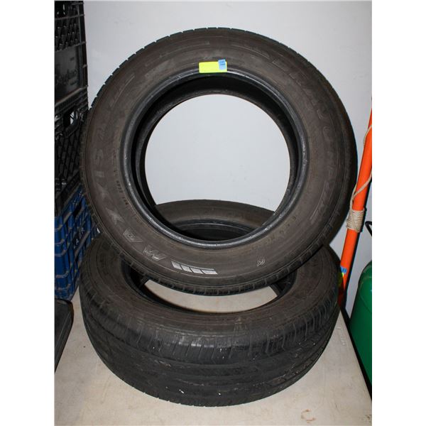 PAIR OF 215/60R16 MAXXIS M3 TIRES