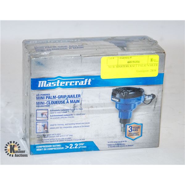 NEW MASTERCRAFT PALM NAILER