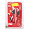 Image 1 : MILWAUKEE 2PC FAST-BACK FOLDING KNIFE SET