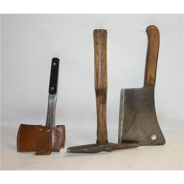3PC LOT OF VINTAGE HANDTOOLS