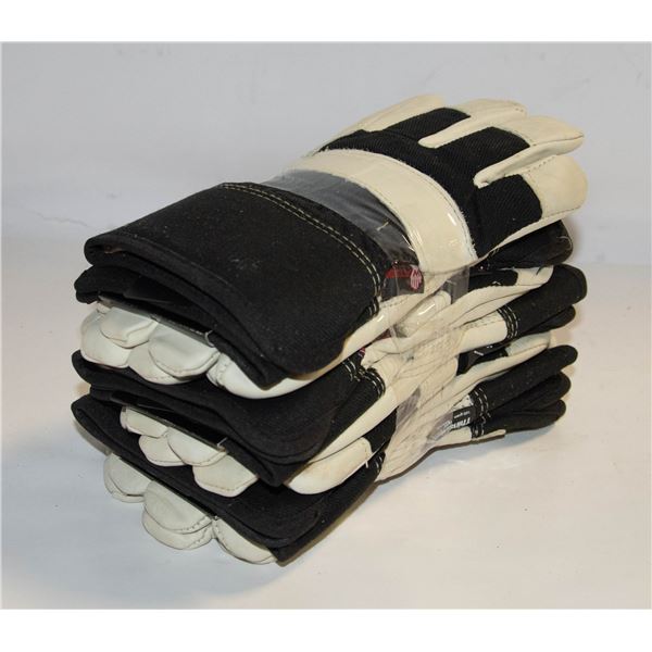 6 NEW PAIR OF WINTER LINED WORK GLOVES