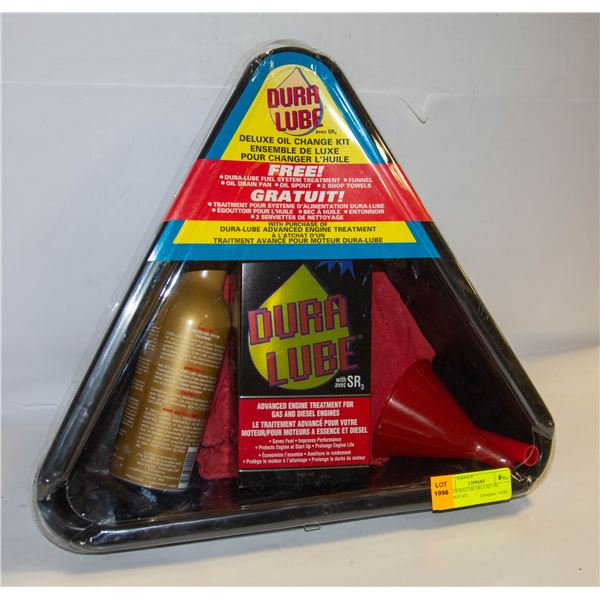 NEW DURALUBE DELUXE OIL CHANGE KIT