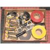 Image 1 : ASSORTED CAUTION TAPES, GRINDER ACCESSORIES