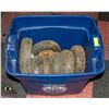 Image 1 : 8 RUBBER TIRES & RIMS