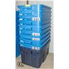 Image 1 : 10 USED 14 GAL RUBBERMAID BINS - NO LIDS
