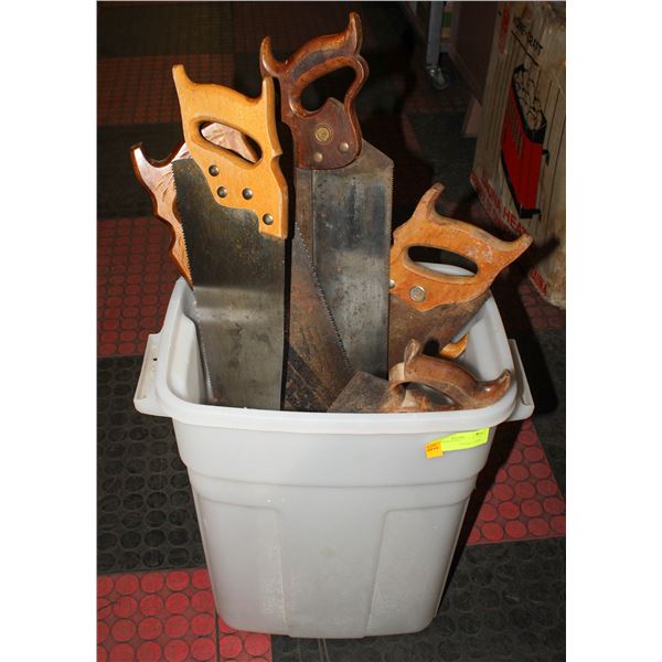 LOT OF HANDSAWS