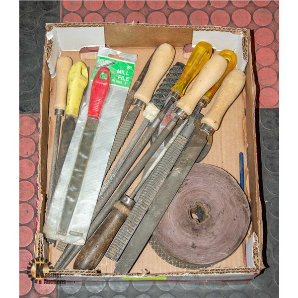 TRAY OF ASSORTED FILES