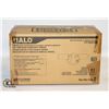 Image 1 : NEW HALO LED TWIN HEAD FLOODLIGHT BRONZE COLOUR