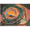 Image 1 : BOX OF 5 EXTENSION CORDS, TROUBLE LIGHT