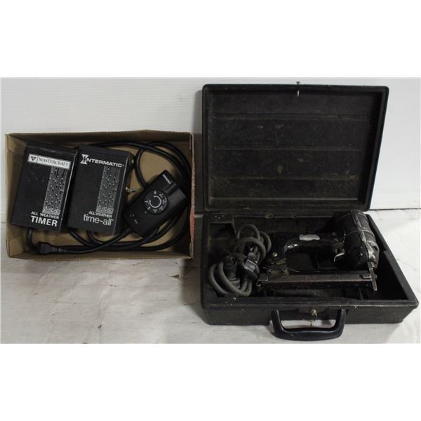 3 TIMERS 1 DUOFAST CARPET LAYERS ELECTRIC STAPLER