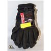 Image 1 : 5 NEW PAIR BLACK WINTER LINED CLOVES