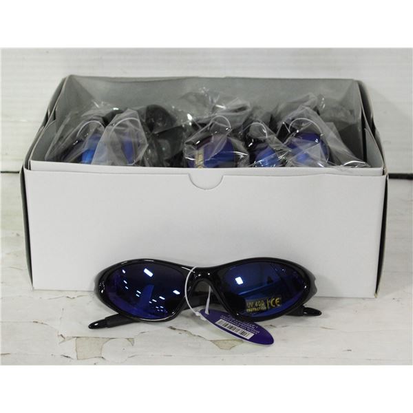 12 BRAND NEW PAIRS OF SPORTS SUNGLASSES TOGETHER