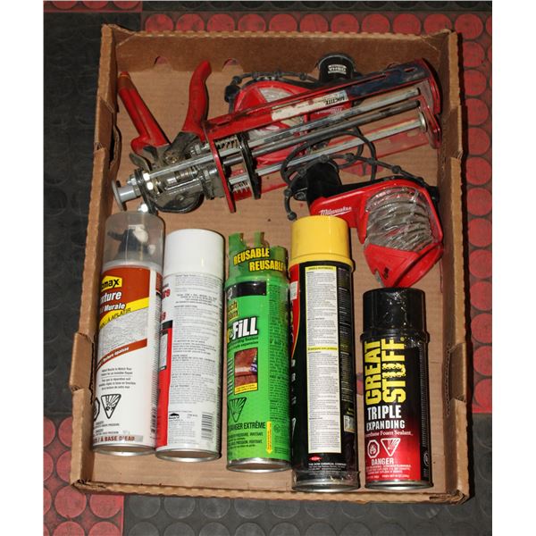 2 SPRAY TEXTURE, 3 SPRAY FOAM INSULATION, DOUBLE-