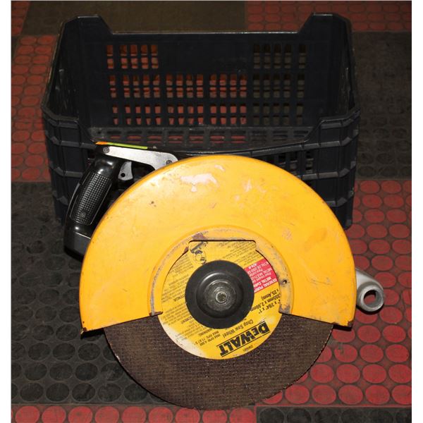 14 INCH RIDGID CUT OFF SAW NO STAND