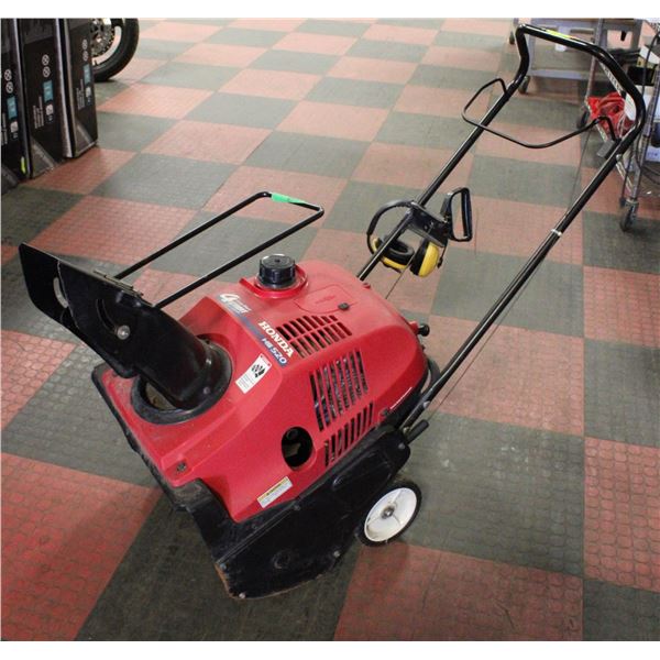 HONDA HS520 EASY START SNOW THROWER