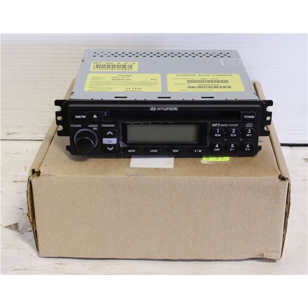 NEW HYUNDAI MP3 CD PLAYER CAR STEREO NO WIRING