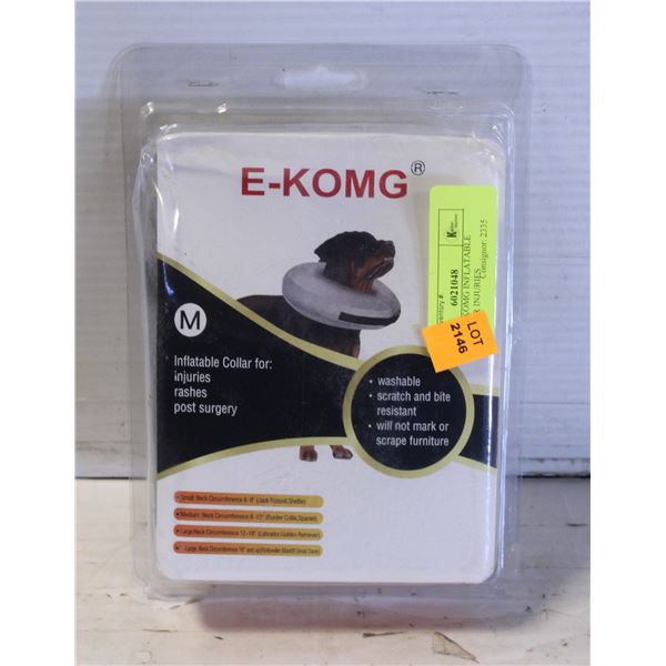 PACK OF EKOMG INFLATABLE COLLAR FOR INJURIES