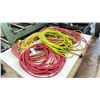 Image 1 : GROUP OF ASSORTED AIRLINE HOSES & ELECTRICAL EXTENSION CORDS * SOME GOOD, SOME FOR PARTS & REPAIR *