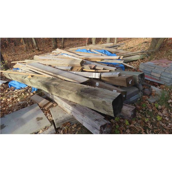 **OFFSITE** Various Sizes of Lumber (Some Treated, Some Not) 