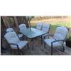 Image 1 : **OFFSITE** Patio Table, Umbrella & 6 Chairs 