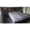 Image 1 : **OFFSITE** King Size Bed with Mattress, Box Spring, Headboard, 2 