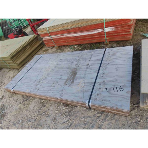 (6) 3/4'' T+G Plywood 4ft x 8ft 