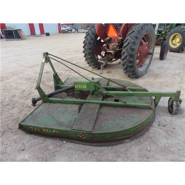 John Deere 606 Rotary Mower 6ft Wide 