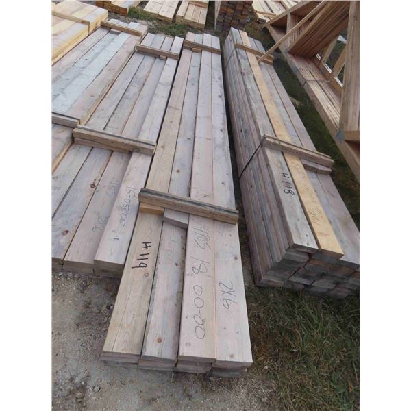 (14) Boards 2'' x 6'' x 16ft 