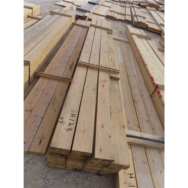(80) Boards : (12) 2'' x 6'' x 15ft-08'' , (35) 2'' x 6'' x 14ft, (3) 2''