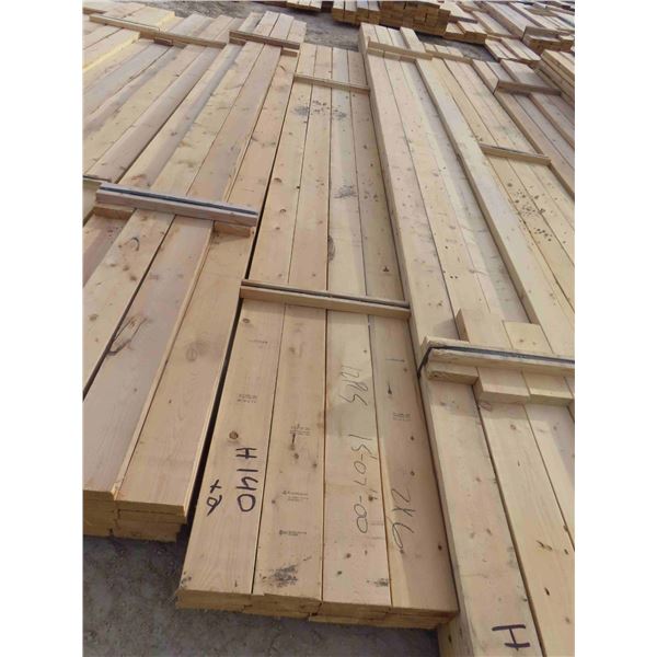 (20) Boards : (12)  2'' x 6'' x 15ft-07'' , (8)  2'' x 6'' x 13ft-08'' 