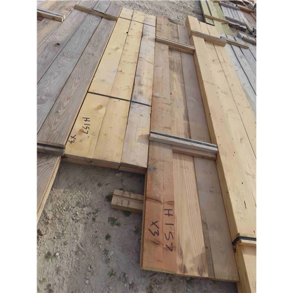 (17) Boards : (4) 2'' x 8'' x 12ft , (6) 2'' x 8'' x 10ft , (7) 2'' x 8'' x 10ft-14ft